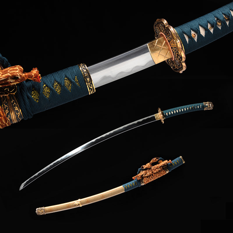 Warmtree 4 Pcs Japanese Sword Keychains Japanese Knife Sword