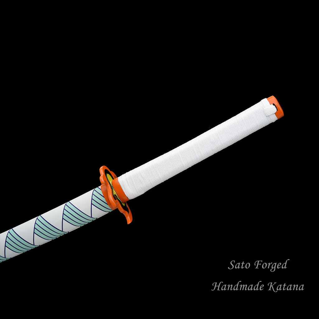 Handmade Demon Slayer Cosplay Anime Katana Rengoku Kyoujurou Samurai Sword  Sharp